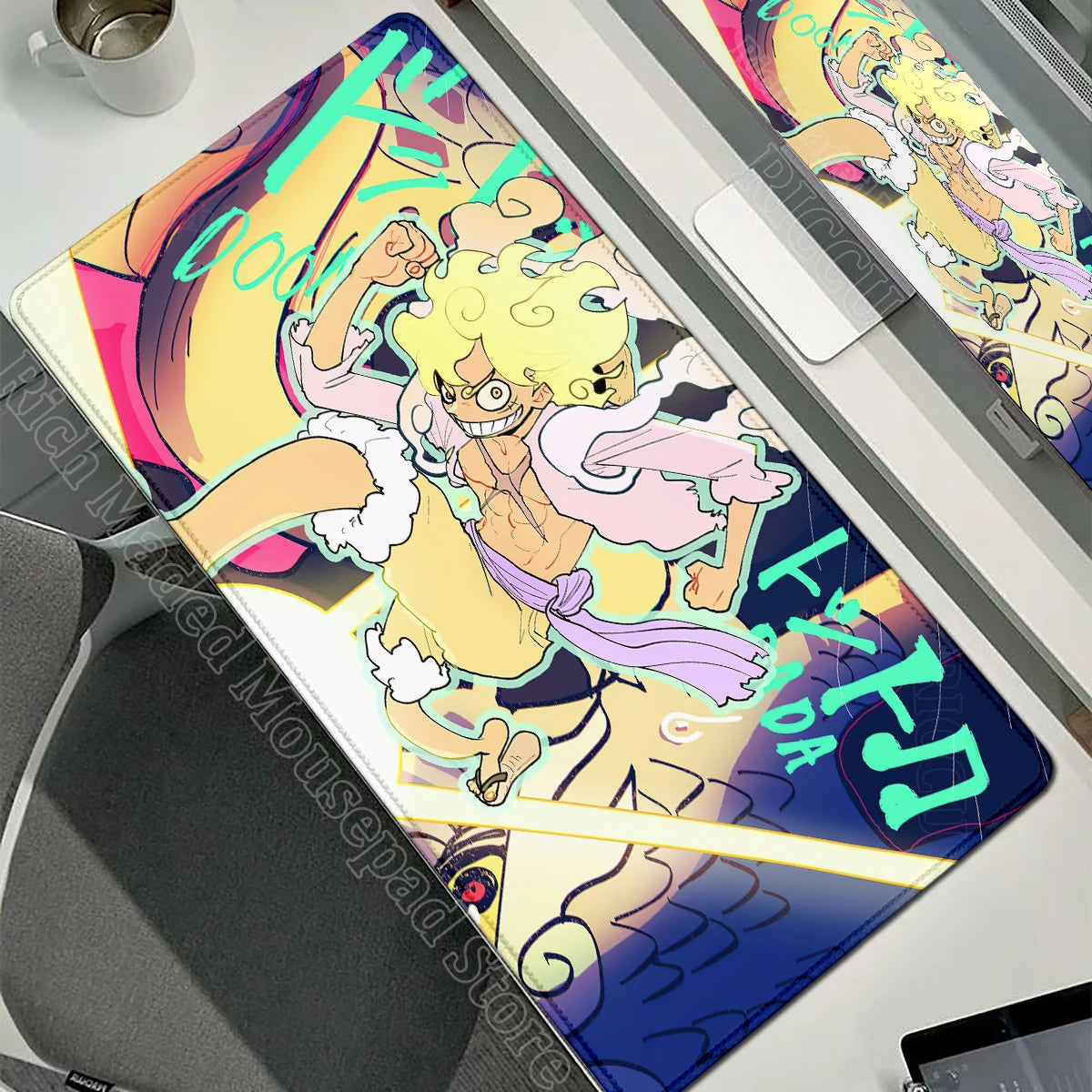 Anime Gamer Keyboard MouseMats One P-Piece Gaming Mouse Pad XXL Speed Rubber Cartoon Big Computer Desk Mat PC E-Sports Mousepad