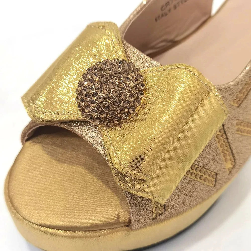 Sandals Woman Summer 2024 New Arrival Specially Designed Black African Women's Round Toe High Heels Suitable for Wedding Party