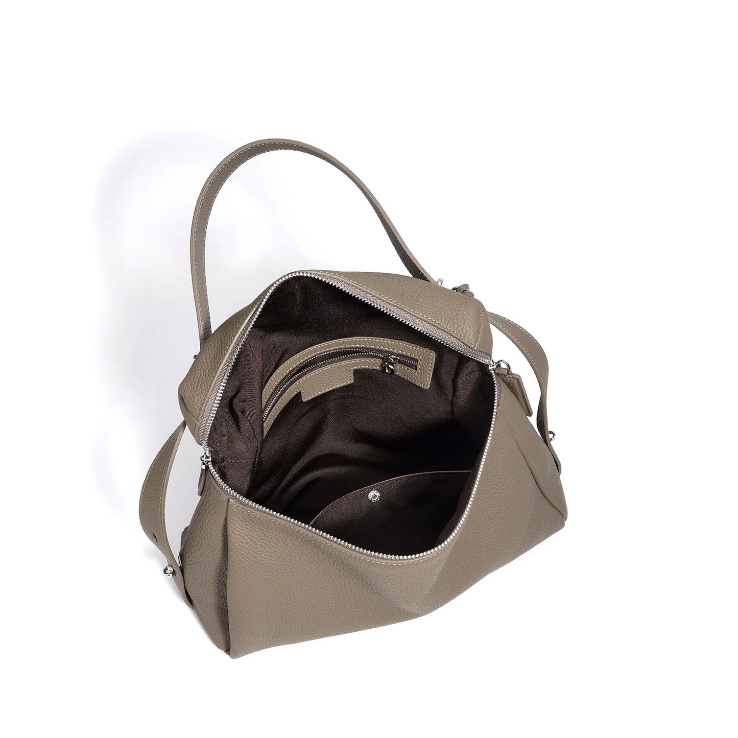 First Layer Cow Leather 33cm Tote Bag Fashionable Women's Bag New Design Large Capacity Soft Portable Shoulder Crossbody Bag