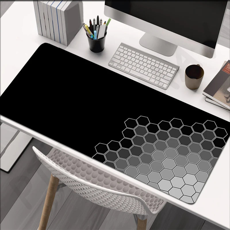 Large Gaming Mousepads Mouse Pad Computer Mousepad Geometric Mouse Mat 90x40cm Desk Pads For PC Keyboard Mats Table Rug