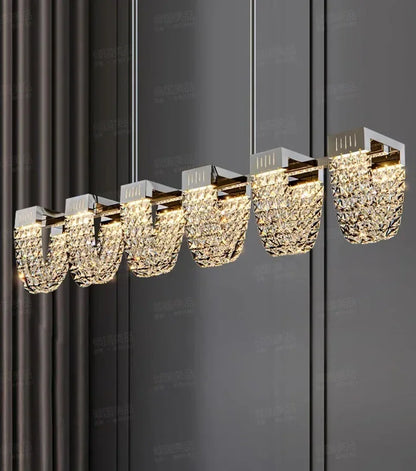 2025 New Home DecorationPendant Lights Luxury Crystal Living Room Chandelier Bedroom Pendant Lamp Ceiling Light  Indoor Lighting