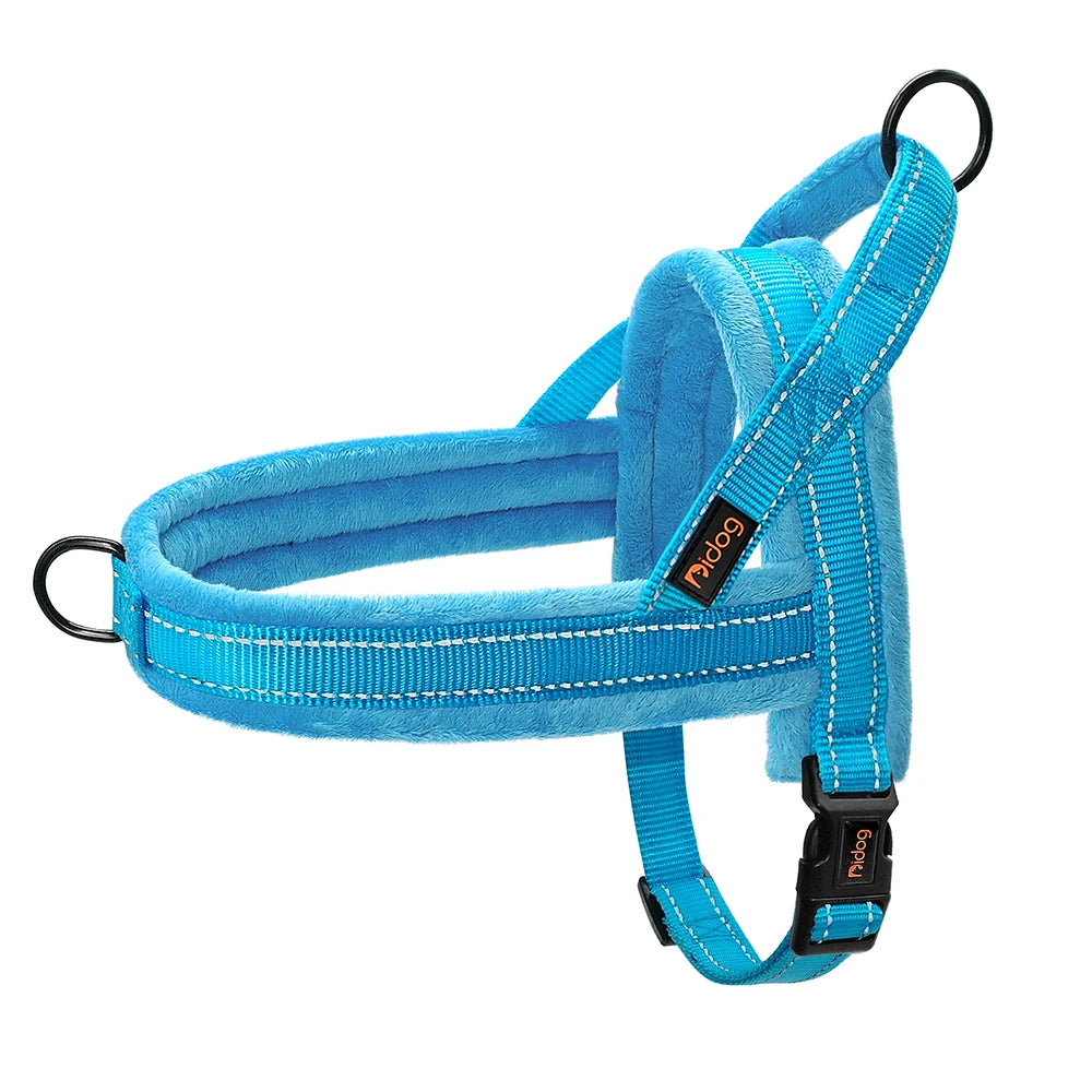 Winter Warm Soft Padded Dog Harness No Pull Dog Harness Vest Reflective Adjustable Pet Training Vest For Small Medium Large Dogs