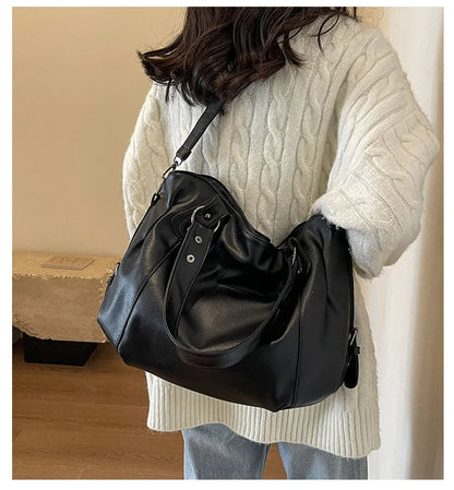 Female Hobo Handbag Large Capacity Shoulder Bags Big Stylsih Tote Bag Ladies Soft Leather Hobos Messenger Bags Women Сумочки