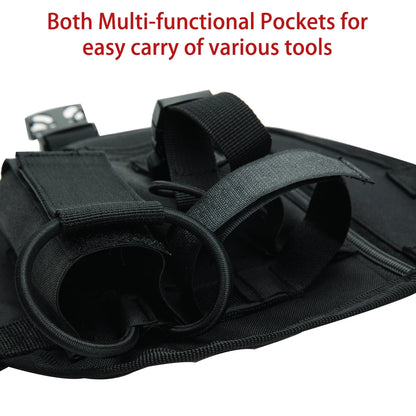 Portable Walkie Talkie Chest Bag Harness Holder Adjustable Pack Carry Case For Baofeng UV-5R UV-82 BF-888S UV-13Pro WalkieTalkie