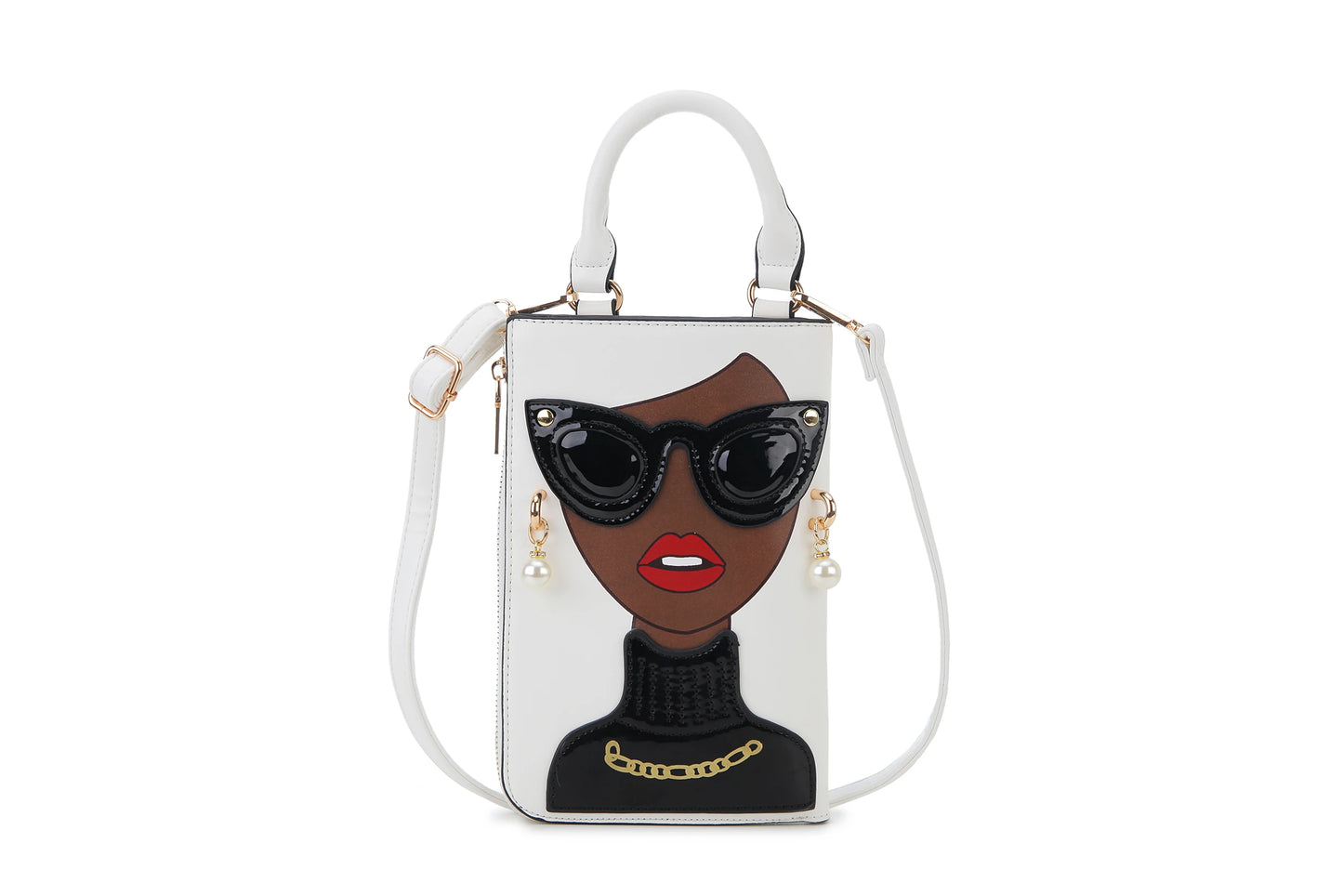 Sexy Lady Face Purses and Handbags for Women Fashion Designer Chain Shoulder Bag Party Clutch Funky Female Crossbody Bags 2022