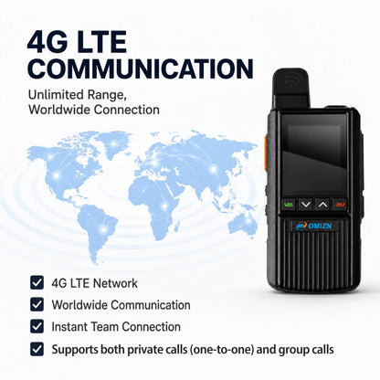 OMIZN Walkie Talkie 4G Global Signal Professional Radios Camping Long Range Radio Portable Walkie Talkies Hiking and Camping G2