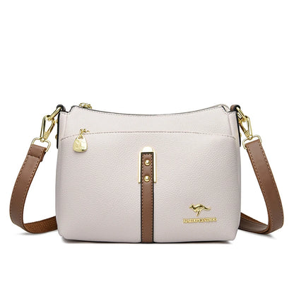 Genuine High Quality Soft Leather Women's Handbag Trend Designer Female Crossbody Bag Casual Shoulder Messenger Handbags 2025