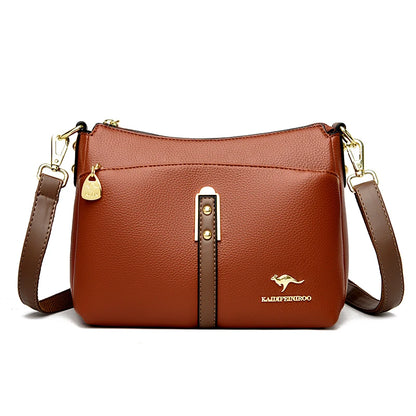 Genuine High Quality Soft Leather Women's Handbag Trend Designer Female Crossbody Bag Casual Shoulder Messenger Handbags 2025