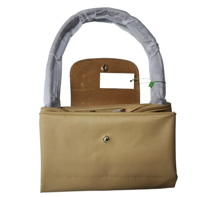 2026Foldable hobos nylon Handbag Bags Classics Lady Tote Bag embroidered Shoulder Bags short and long handles bags FOR women
