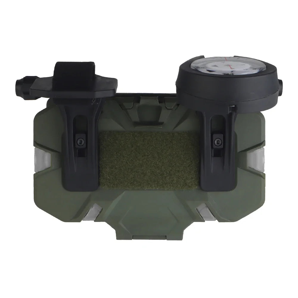 Tactical Militar Outdoor Survival Compass for MOLLE Mobile Phone Holder Navigation Board Foldable Admin Panel Hunting Vest Gear