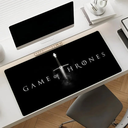 TV G-Game Of T-Thrones  Mouse Pad Non-slip Rubber Computer Mat Gamer Balance Decoracion Deskmat Laptop Office Large
