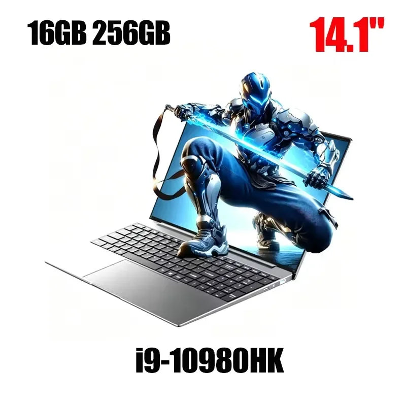 2026 I9 Windows 11 Laptop Intel CORE I9-10980HK Notebook 14.1 Inch 16GB RAM 1TB 2TB SSD 1920*1080HD Gaming Laptops Pc Gamer