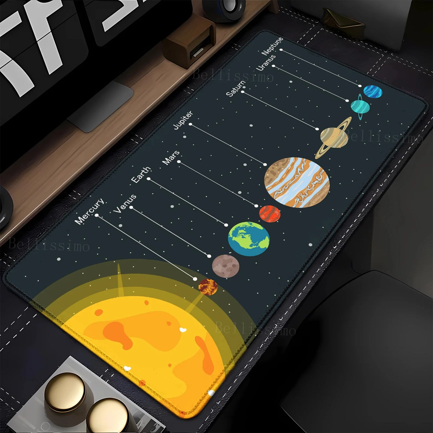 mouse pad Gamer Space Universe Solar System New Home Computer teclado Mousepad Soft offices accessories Carpet Computer desk mat