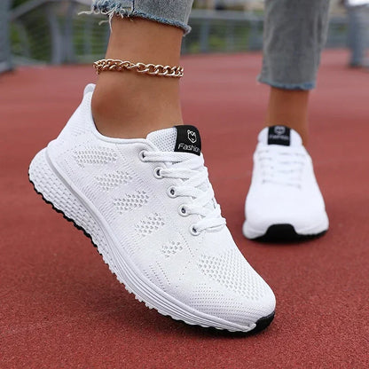 Women's Summer Luxury Brand Breathable Mesh Casual Sports Shoes Trendy Versatile Anti Slip Running Shoes Woman Designer Shoes