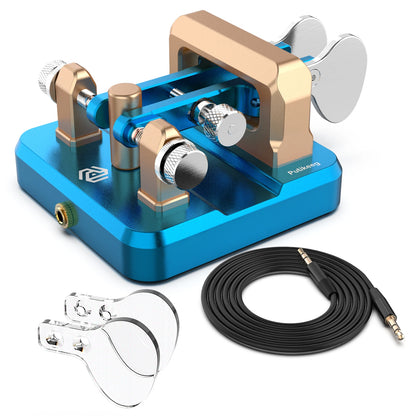 Putikeeg Auto Morse Keyer Double Oars Telegraph Key CW key for amateur radio users
