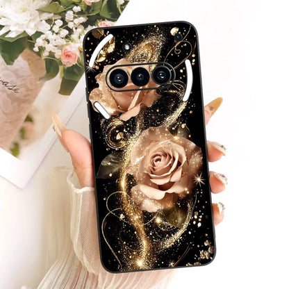 Casing For Nothing Phone (3a) A059 Cover For Nothing Phone 3a Case Silicone Cute Cat Fashion Butterfly Funny Painted