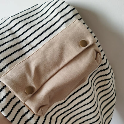 Dog Clothes in Spring Khaki Strips Polo Shirt with Pocket for Italy Greyhound Soft Long Sleeves Cotton Coat Hat Suit for Whippet