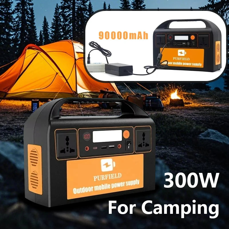 42000mAh/68000mAh Portable Power Station 150W/300W Outdoor Emergency Power Supply Power Bank Generator DC output Battery Charger