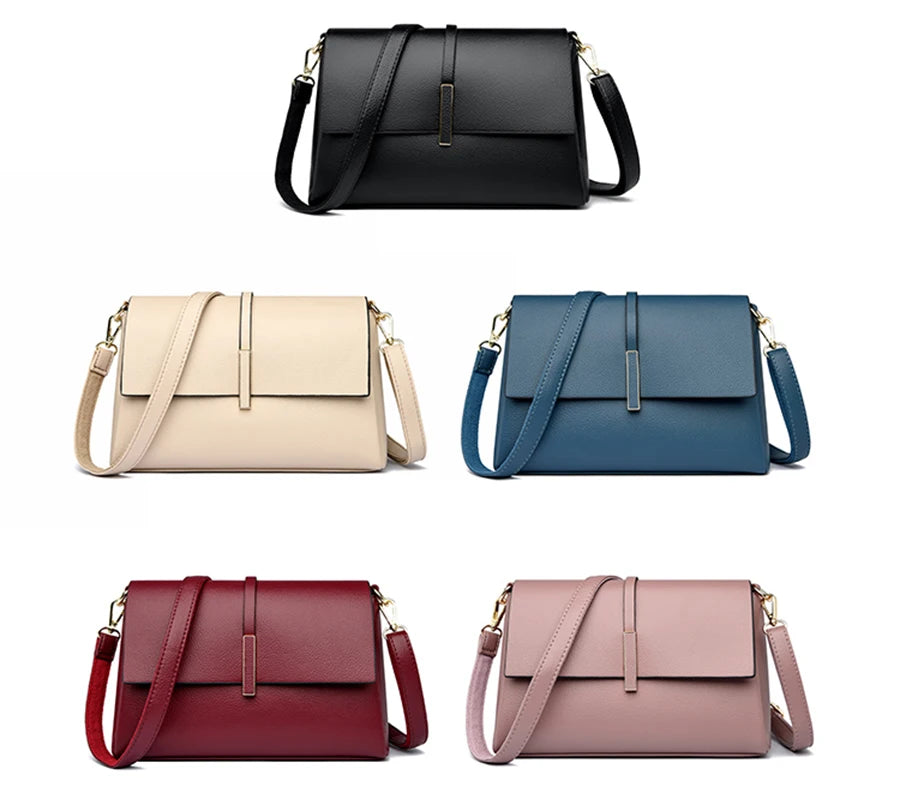 Soft Leather Luxury Shoulder Crossbody Bags for Women 2023 Fashion Purses and Handbags Designer Fashion Ladies Messenger Bag Sac