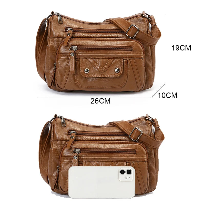 High Quality Leather Handbags Women Bags Luxury Brand Designer Shoulder Crossbody Hand Bags for Women 2024 Purses and Handbags