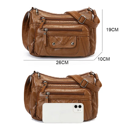 High Quality Leather Handbags Women Bags Luxury Brand Designer Shoulder Crossbody Hand Bags for Women 2024 Purses and Handbags