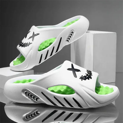 Men's Slippers EVA Non-slip Slides Fashion Home Slippers Comfortable Men's Slides Casual Sandals Outdoor Indoor Shoes Big Size