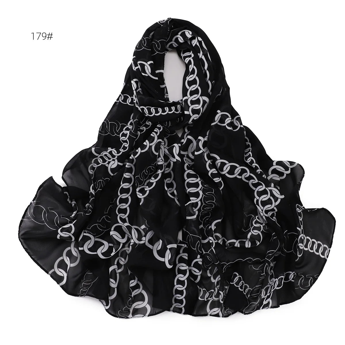 66 Colors Pearl Chiffon Printed Hijab Scarf New Fresh Small Floral Polka Dot Sunscreen Silk Scarf Shawl Turbans for Women Hijabs