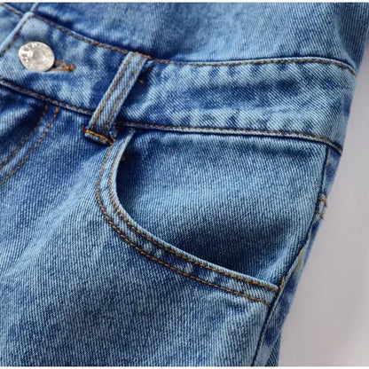 Autumn Denim Jumpsuit for Women Overalls Woman Jean Overalls Long Sleeve Elegant Jumpsuits Y2k Streetwear 2024 Turn Down Collar