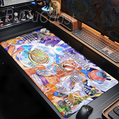 One Piece Zoro Luffy Card Battle Mat Opcg Single Player Board Game Card Battle Cards Pad 60X35cm Playmat PC Extended Mousepad