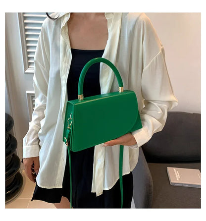 Texture Small Bag for Women, New Trend This Year Solid Color Crossbody Bag, Fashionable Hand-held Small Square Bags Trend