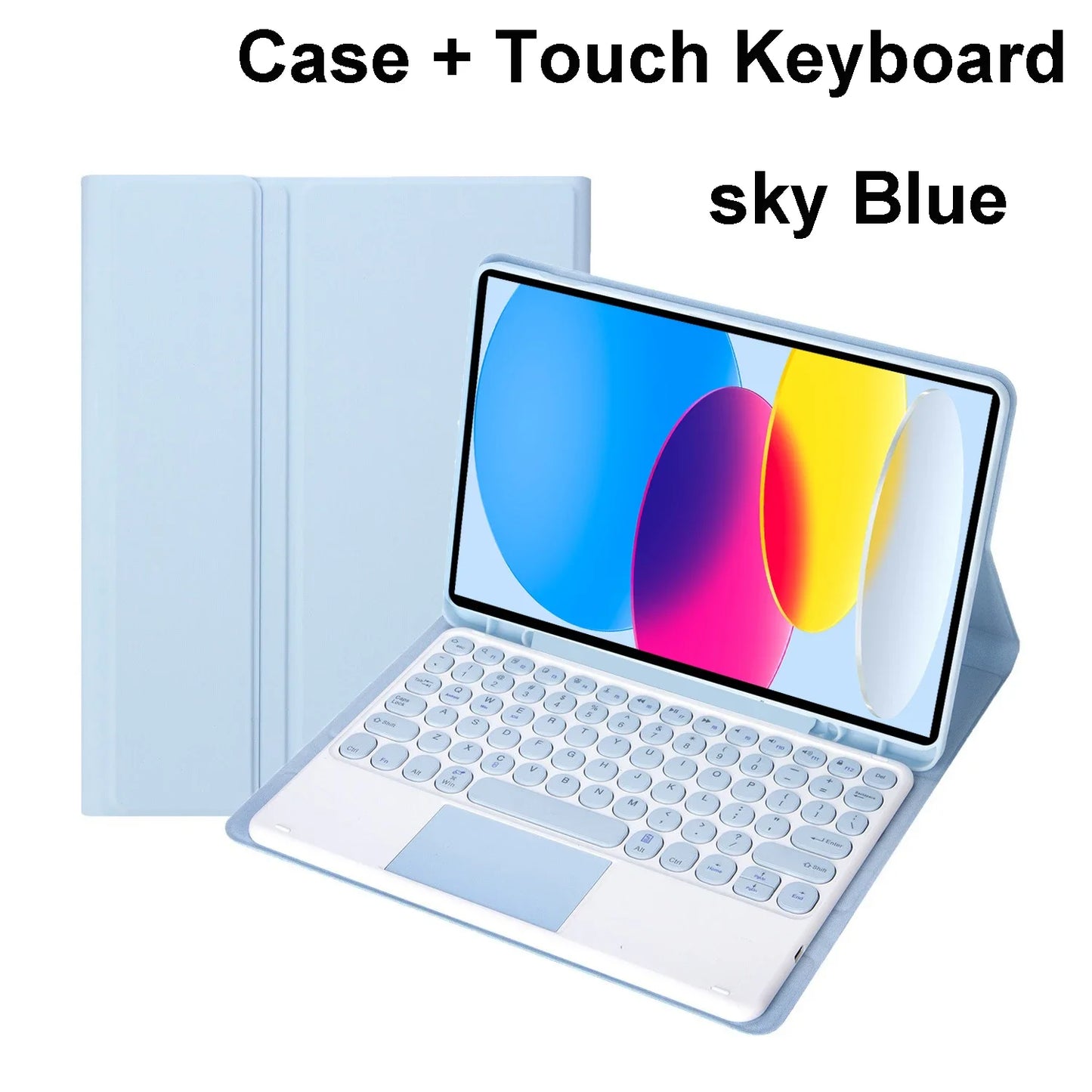 For iPad 11th Case Generation 11 Inch A16 2025, Bluetooth keyboard Covers For Apple iPad 11th Case 2025 Funda