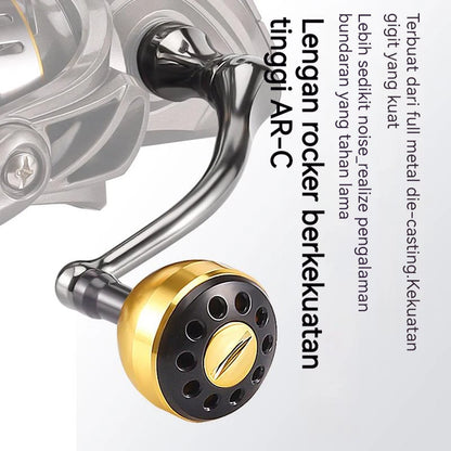 New Fishing Reel, Max Drag 30KG Right/left Inter-Changeable Handle Spinning Reel Gear 5.2:1 Ratio No-gap High Speed Fishing Reel