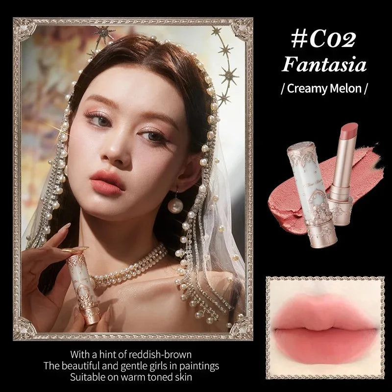 Flower Knows All In One Makeup Set Gift Box Garden Cushion Cream Foundation Matte Blush Long Lasting Velvet Lip Cream With Bag