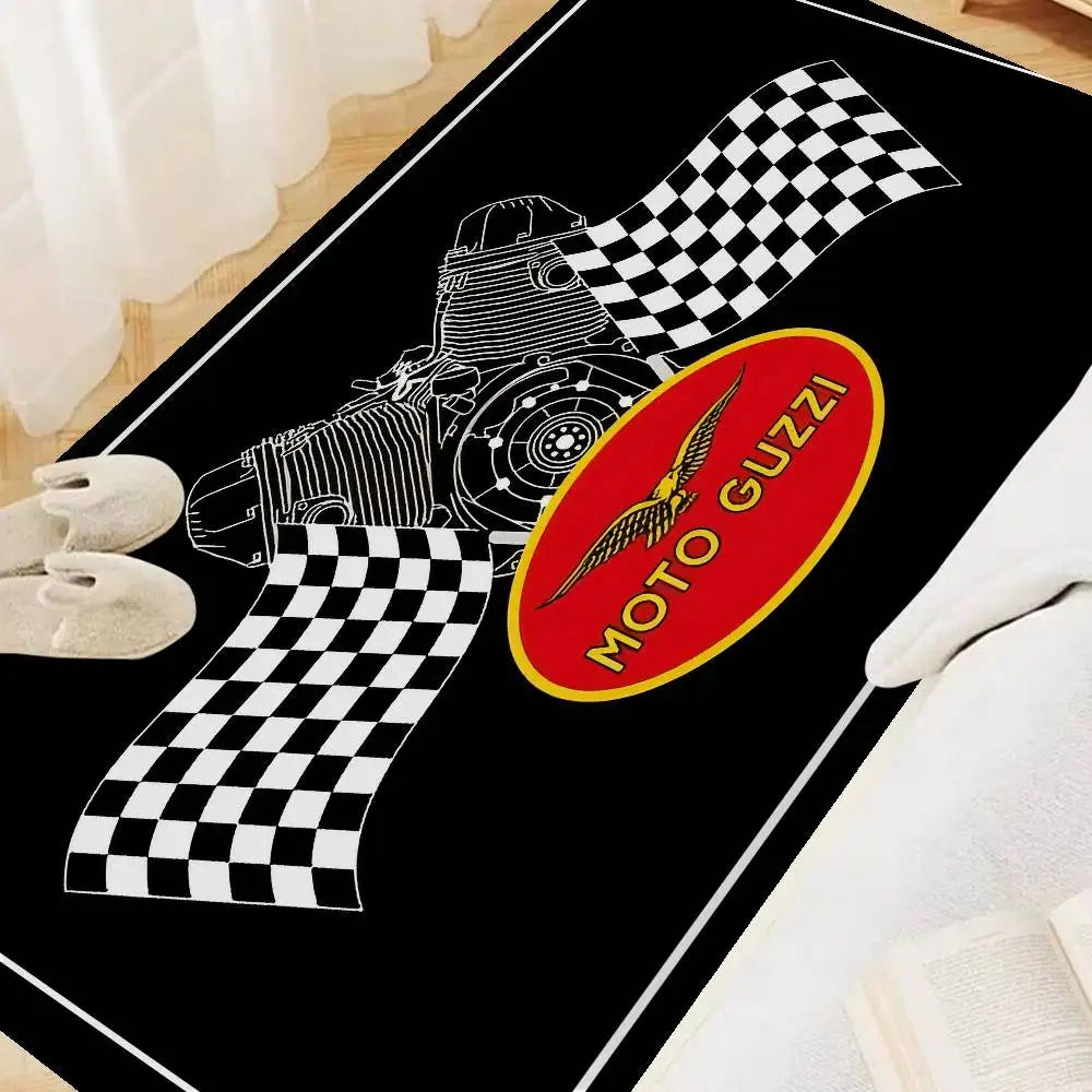 M-Moto G-Guzzi Kitchen Mat Kids Room Bedroom Decoration Balcony Anti-Slip Doormat Living Room Alfombra