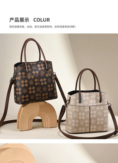 2026 New Fashion Women's Bag High Quality Versatile Retro Bucket Bag Designer Luxury Handbag Trend Ladies Shoulder Crossbody Bag
