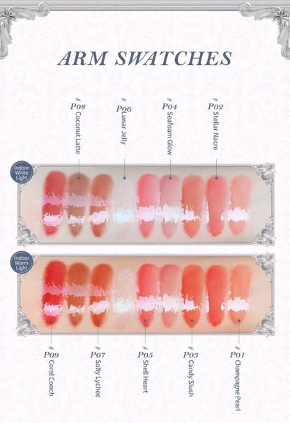 Makeup Set Flower Knows Shell Pearl Bunny Garden Setting Powder Lip Gloss Blush All In One Baking Powder Glitter Highlighter Kit