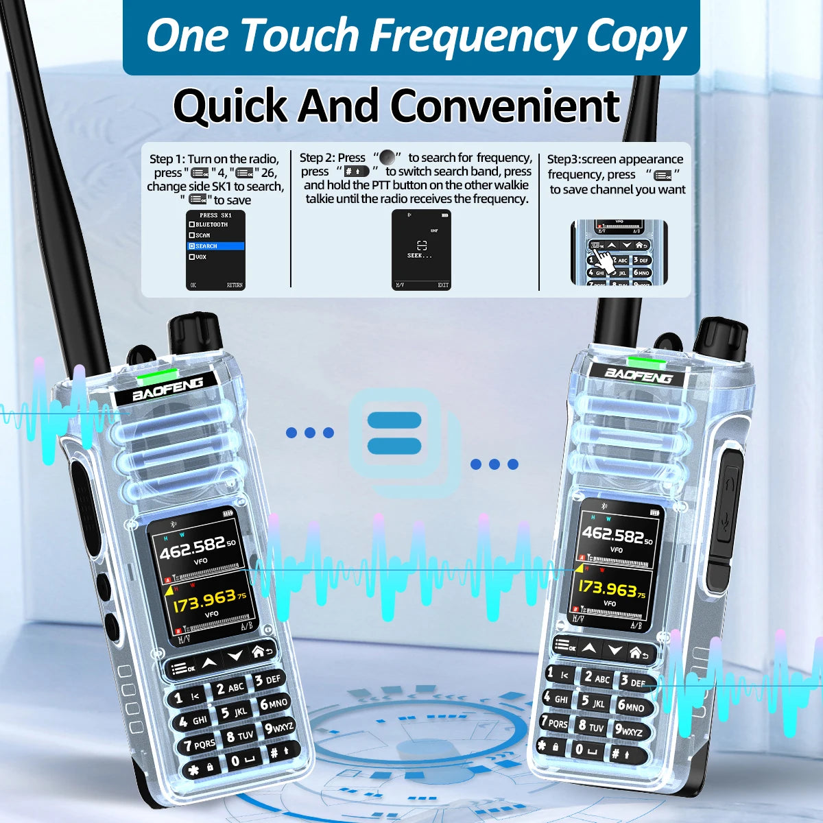 BAOFENG UV‑36 PRO Walkie Talkie 10W High Power Dual Mode Bluetooth Programming Shortwave Receive Two Way Radio FM Handheld Radio