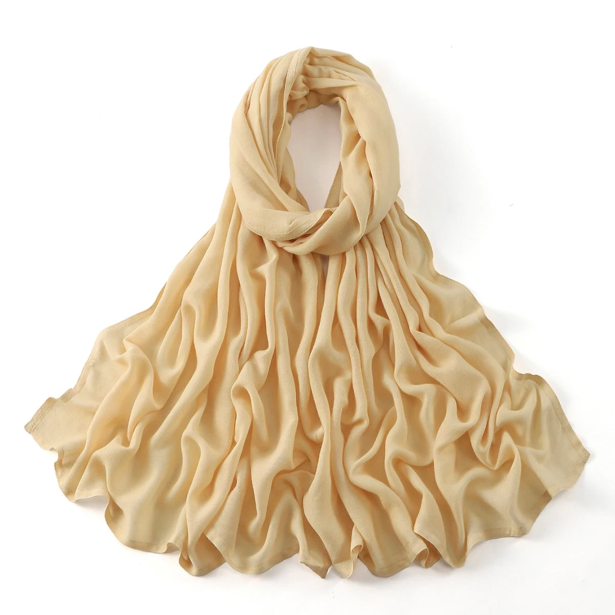 185*75cm Muslim Modal Hijab Rayon Cotton Shawls For Women Thin Plain Scarf Big Size Headscarf Islamic Turban Headband
