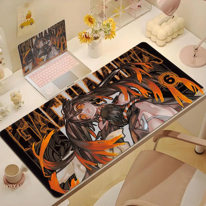 Anime Gachiakuta game large mouse pad suitable for office soft desk pad computer accessories non-slip keyboard rubber mouse pad