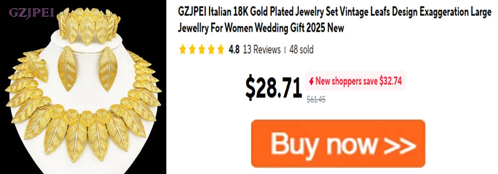 GZJPEI Elegant Crystal Zircon Jewelry Set For Women  Dubai Nigerian Bridal Wedding Party Jewellery Mother's Day Gift 2026 New