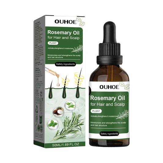 Hair Care Rosemary Oil Anti-Hair Loss Nourishing and Strengthening Hair Care Essential Oil Hair Care Rosemary Oil Anti-Hair Loss