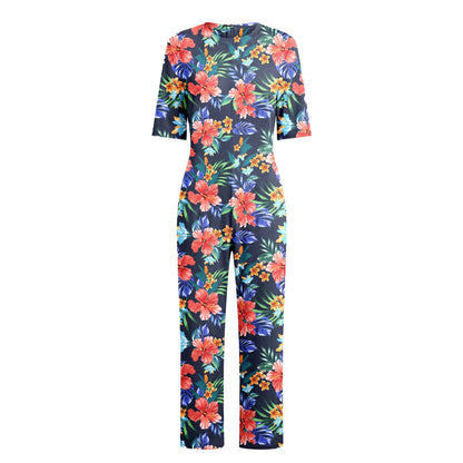 Elderly Men Women Anti-Strip Adaptive Jumpsuit Long Sleeve Striped Zipper One-piece Rompers for Special Needs and Disabilities