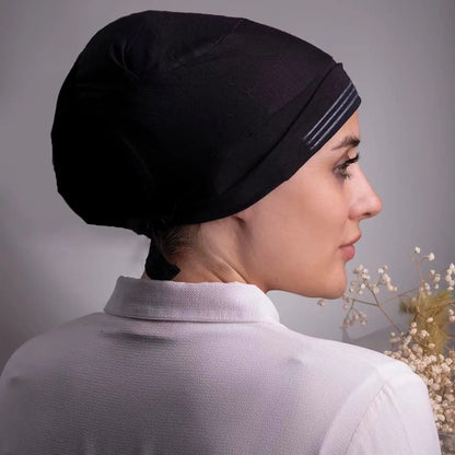 Muslim Instant Hijab Cap Solid Color For Women With Antislip Strips Ramadan Undercap Scarf Stretch Turban Hat Islamic Headwear