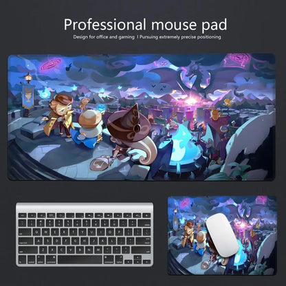 Anime Mousepad Cookie Run K-Kingdom MousePad Gaming Accessories Non-Slip Desk Mat Gamer Pc Cabinet Mouse Pad Laptop Carpet Mats
