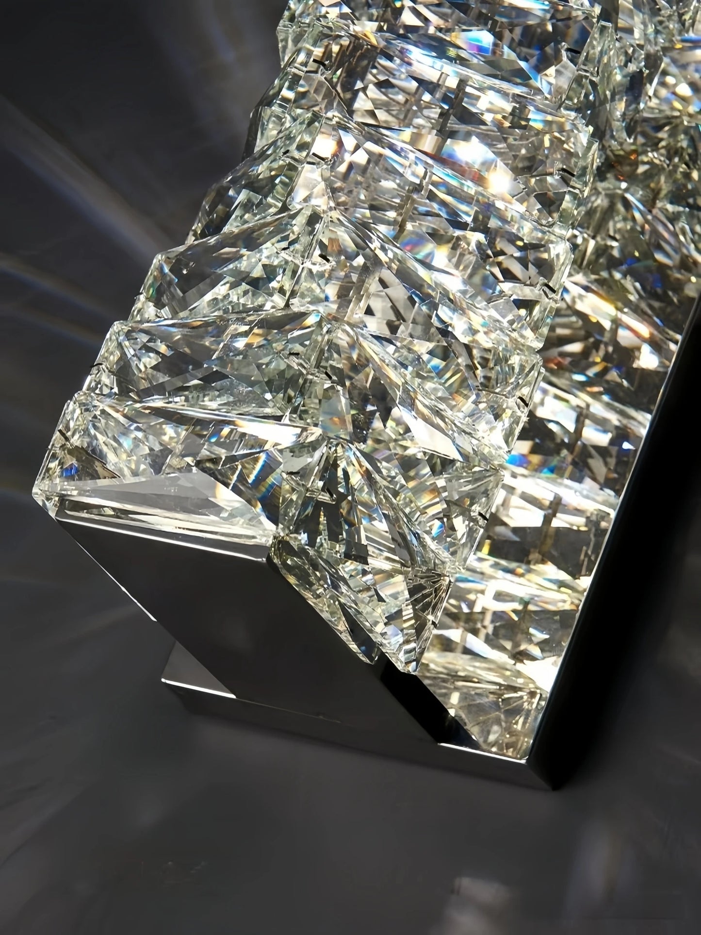 Luxury Crystal Wall Lamp Modern LED Sconce Chrome Gold Mirror Wall Light For Living Room Bedroom Aisle Indoor Decor Vanity Light
