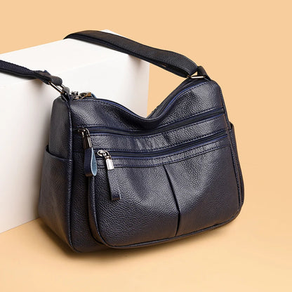 High Quality Genuine Leather Ladies Bags Fashion Purses And Handbags Famous Designer Crossbody Shoulder Bag For Women Sac A Main