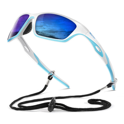 SCVCN Polarized Fishing Sunglasses Sports Sunglasses for Men and Women Cycling Glasses Mountain Bicycle Riding Goggle Bike UV400