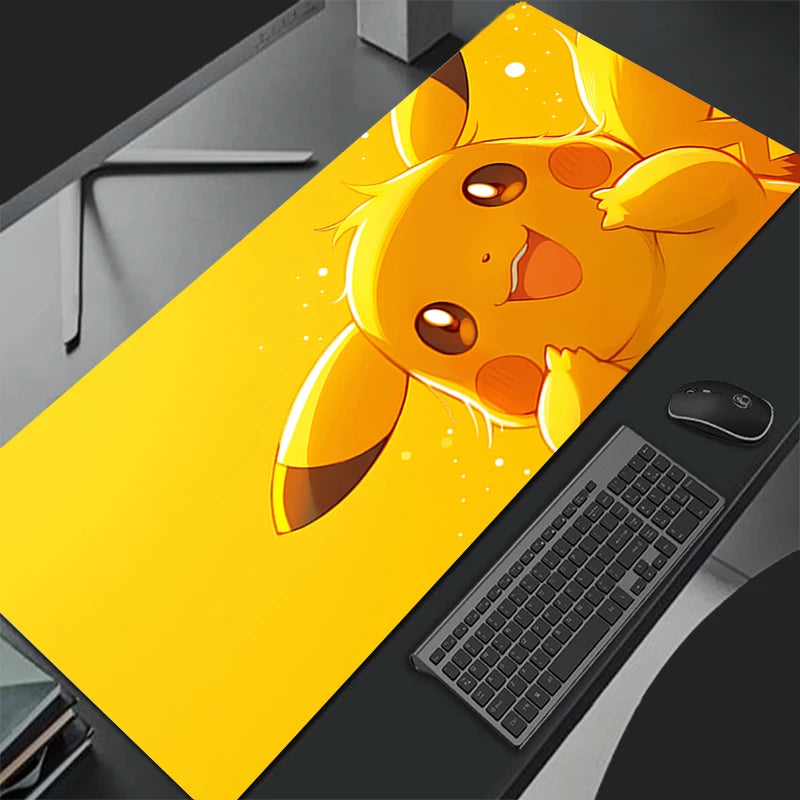 Gengar Anime Pokemon Pikachu Kawaii Mouse Pad Professional eSports Game Players Speed Lock Edge Game Desk Mousepad Keyboard Mat