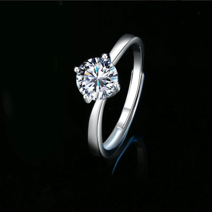 Moissanite Women's Ring Real 925 Sterling Silver D Color Shining Ring With Certificate Proposal Luxury Jewelry Gift