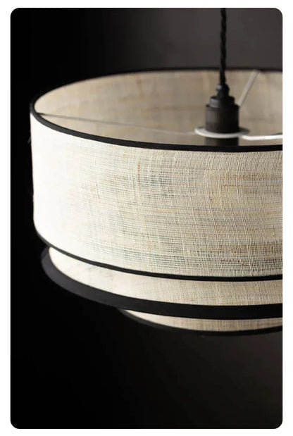Fabric Ceiling Pendant Lamps Living Room Restaurant  Bedroom Kitchen Chandelier Home Decor Lustre Hanging Lights